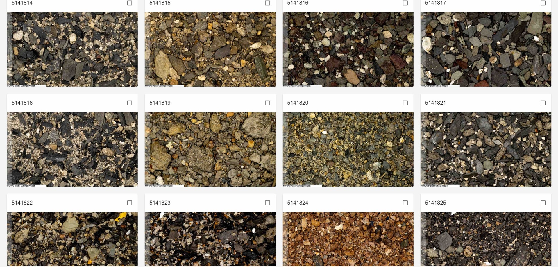 Interpreted cuttings samples from all released wells on the NCS | Data ...